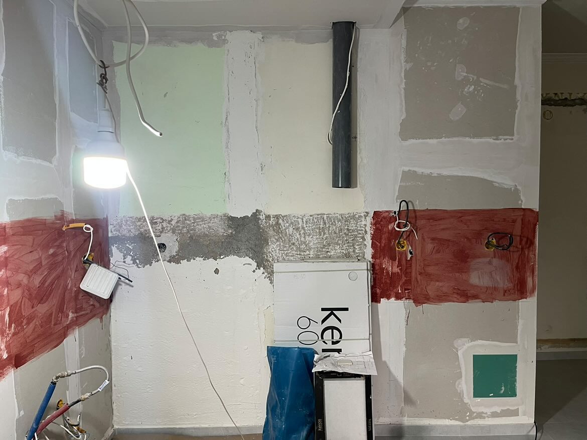 Κουζίνα πριν τη βαφή